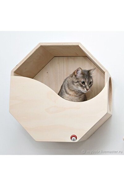 naturbird Duvara Monte Kedi Kulübesi Kedi Evi