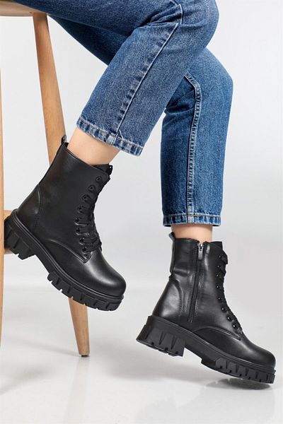 Alessia Shoes Μαύρες Γυναικείες Μπότες