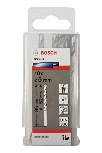 Bosch Hss-g 5*86 Mm 10'lu Paket