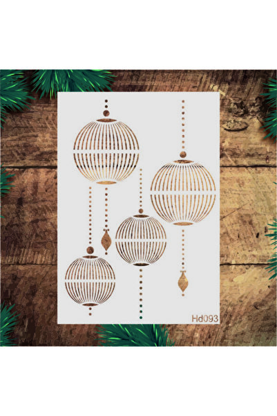 STENCİLTASARIM Stencil Tasarım Hd093 Sarkaç - Dekoratif Duvar Ve Eşya Boyama ...