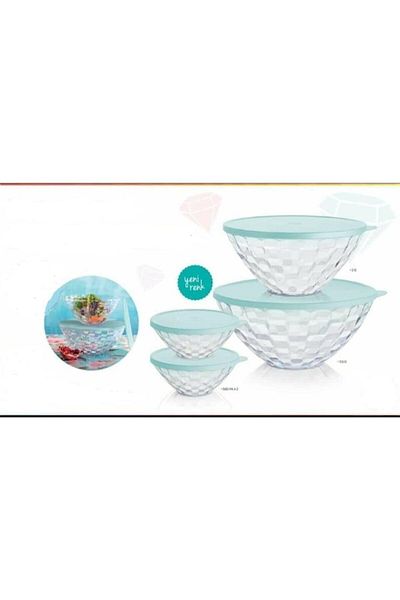 Tupperware Storage Serving Container Diamond Set