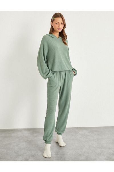 Koton Pyjamahose - Grün - Jogger