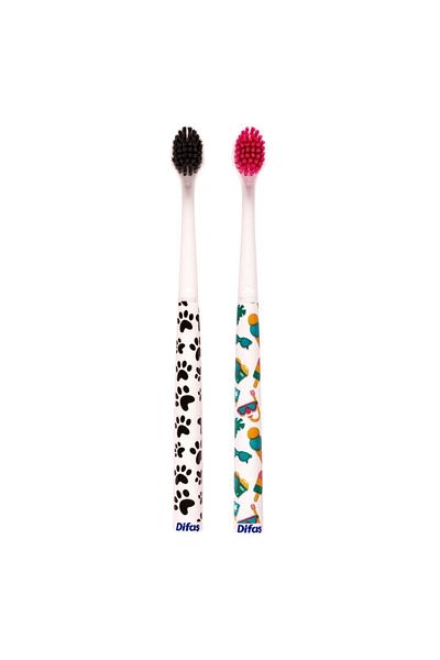 Difaş Style Tooth and Gum Brush Soft Soft 2-Piece