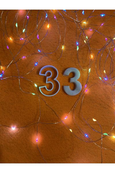 Mini Tasarım Atölyem Three Number Cookie Mold