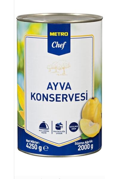 Metro Chef Ayva Konservesi 4250 Gr. (4,25 KG)