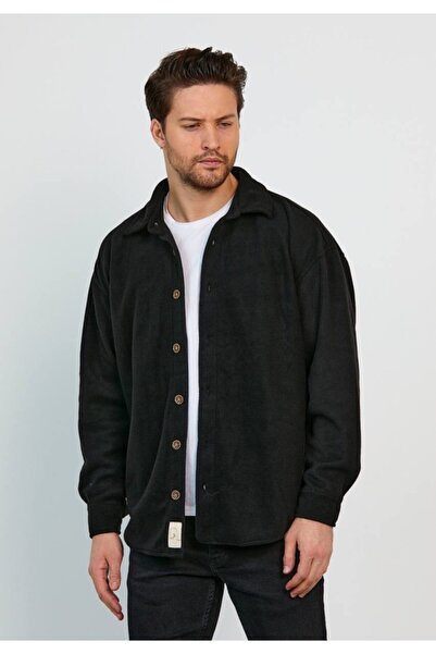 big giyim Oversize kroj Flis Košulja