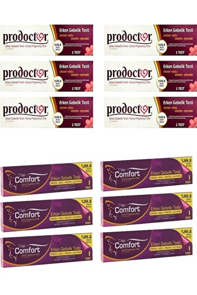 Prodoctor Comford Erken Gebelik Testi 6 'lı + 6 'lı