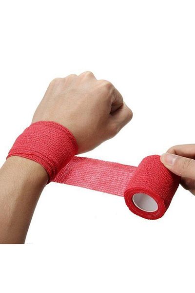 iron medical Red Self Adhesive Bandage Shepherd 7.5cmx4.5m