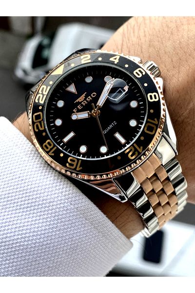 FERRO Original Steel Men's Watch + Bracelet Gift