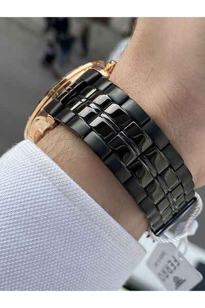 FERRO Original Steel Men's Watch + Bracelet Gift