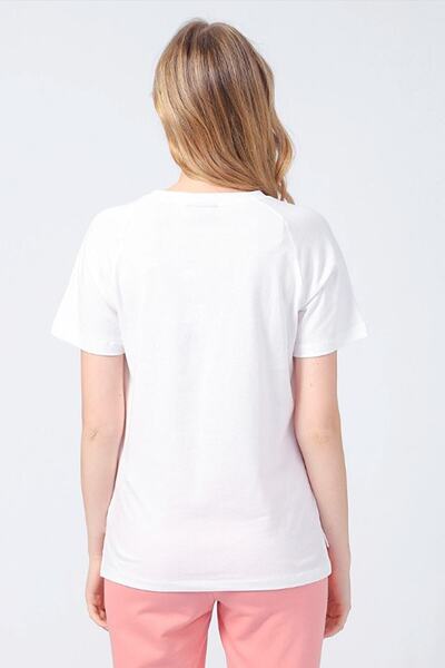 hummel Γυναικείο λευκό μπλουζάκι