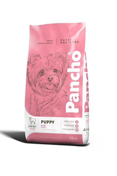 PANCHO Kuzu Etli Yavru Köpek Maması 15 kg