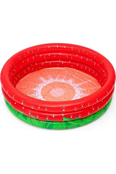 BESTWAY Üç Boğumlu Çilek Desenli Havuz 160 X 160 X 38 Cm