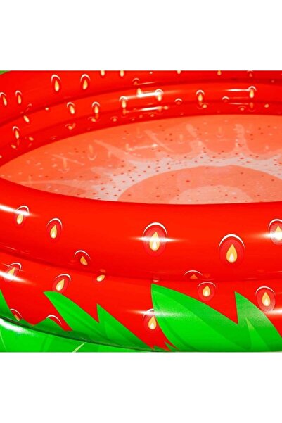 BESTWAY Üç Boğumlu Çilek Desenli Havuz 160 X 160 X 38 Cm