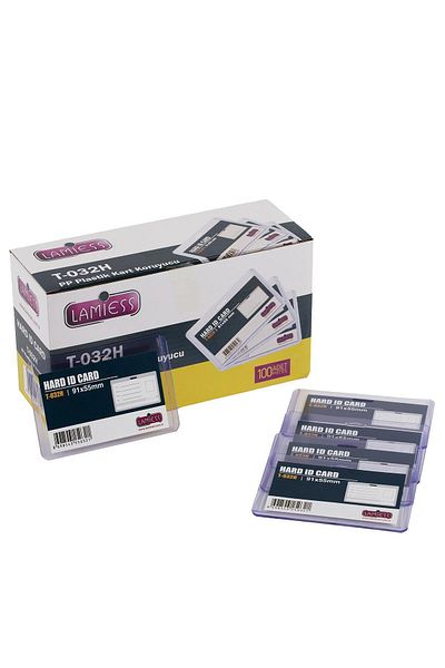 Lamiess T-032 H Horizontal Pp Plastic Card Protector 100 Pieces