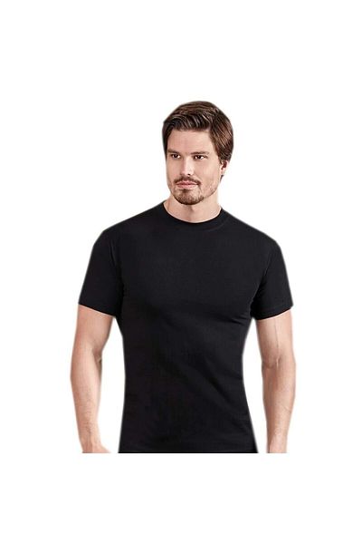 Berrak Men's Black O-Neck Undershirt 56 1005