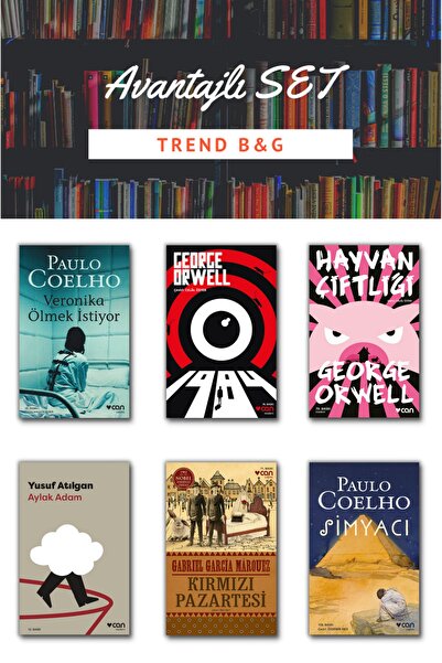 Can Yayınları Veronika Ölmek Istiyor - George Orwell - Hayvan Çiftliği - Simyacı