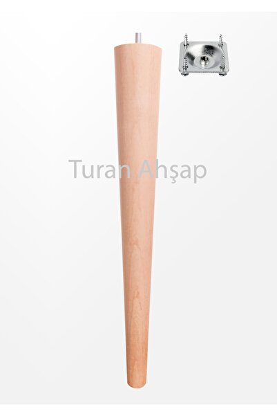 turanahşap Konik Ayak -sehpa-sandalye-tabure Için Uygun / Çap: 5.5 Cm / Uzunluk: 42 Cm Vida Ve Aparatıyla !!!