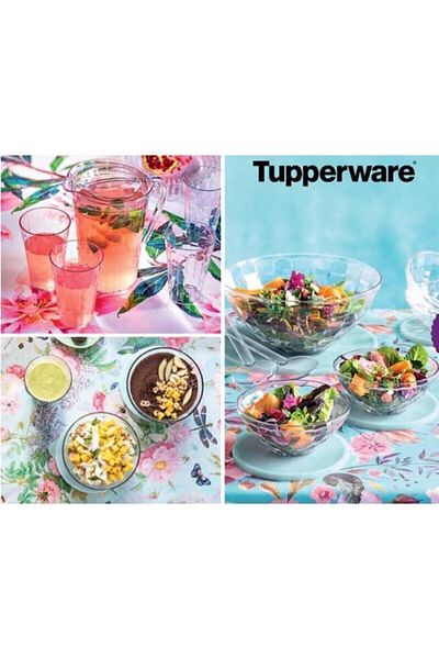Tupperware Storage Serving Container Diamond Set