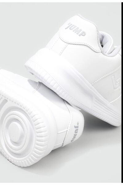 Jump 21516 Unisex White Orthopedic Sneaker Daily Walking Sports Shoes