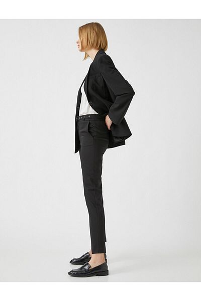 Koton Belt Detailed Trousers