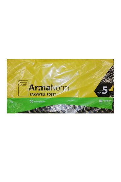 OĞUZ AMBALAJ Black Reinforced Shop Bag Striped No: 5 50x60 Cm 50 Pieces