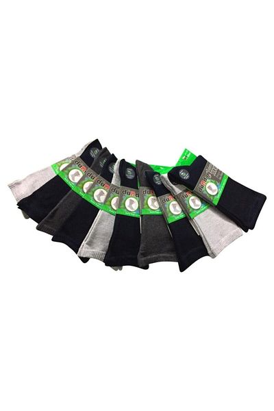 Dündar Bamboo Squeeze Elastic 10 Pack Διαβητικές κάλτσες καραμέλας χωρίς ραφές που δεν ξεθωριάζουν
