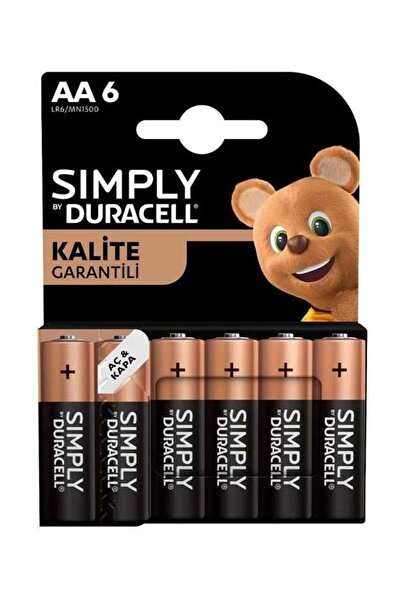 Duracell Sımply Aa Kalem Pil 6'lı