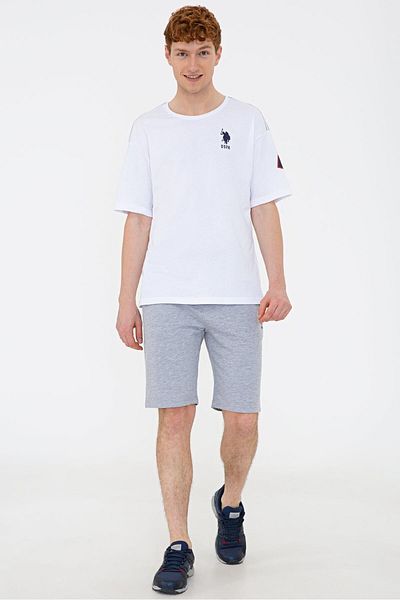 U.S. Polo Assn. Γκρι ανδρικά σορτς & βερμούδες