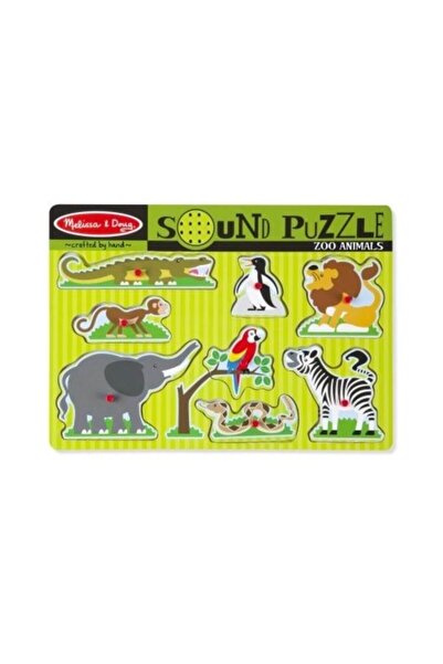 Melissa & Doug Marka: 10727 Ahşap Sesli Yapboz Hayvanat Bahçesi Kategori: Ban...