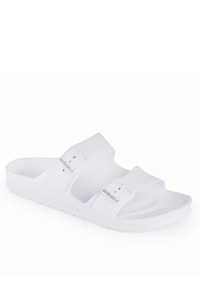 Esem Lee Men's Slippers White