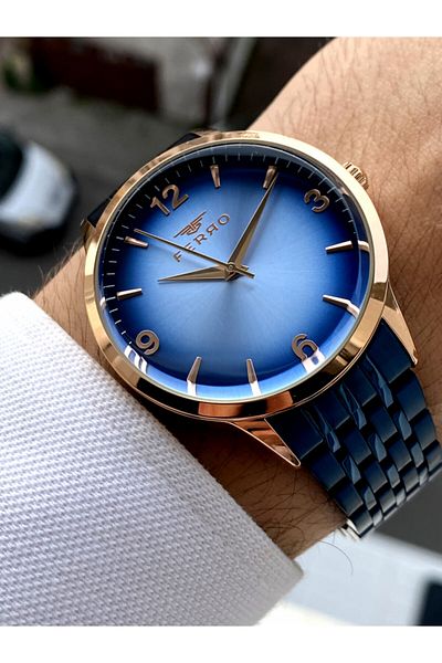 FERRO Original Steel Men's Watch + Bracelet Gift