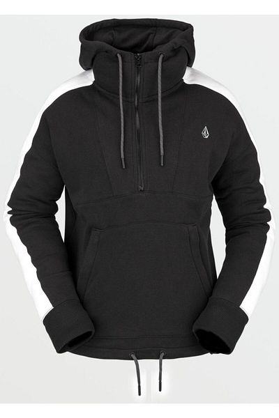 Volcom Anorak Hoody Blk Women's Snowboard Sweatshirt