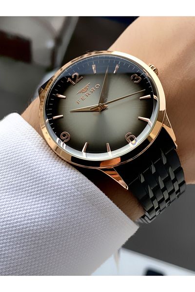 FERRO Original Steel Men's Watch + Bracelet Gift
