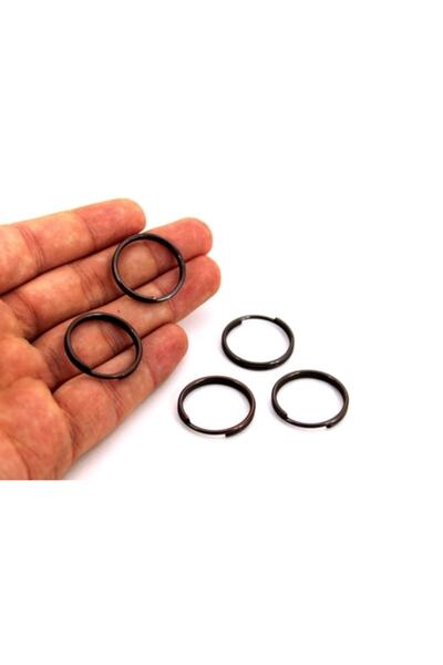 yfhobi 10 Adet - 25 Mm Anahtarlık Halkası, Anahtarlık Klipsi, Antik Bakır Kaplama