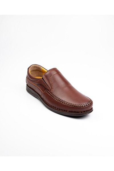 Voyager Ανδρικά casual παπούτσια Tan Leather Loafer