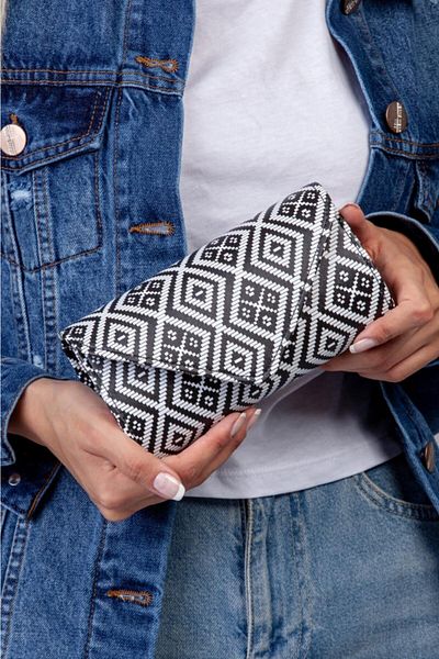 efnanstore Βραδινή τσάντα φορέματος με σχέδιο κιλίμ