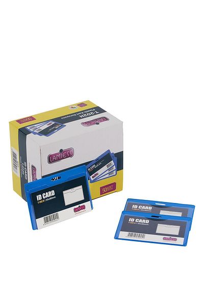 Lamiess T-202 H PP Card Protector Blue 50 Pieces