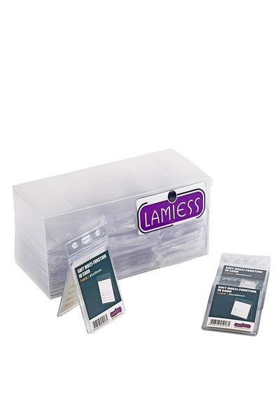 Lamiess T-081 V Vertical PVC Double Card Bag 100 Pieces