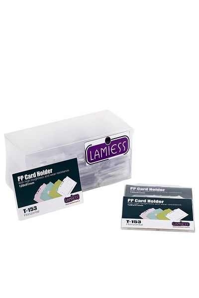 Lamiess T-153 H Horizontal Card Container 50 Pieces