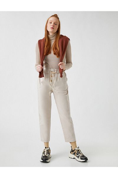 Koton High Waist Trousers