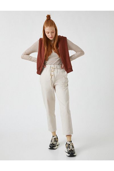 Koton High Waist Trousers