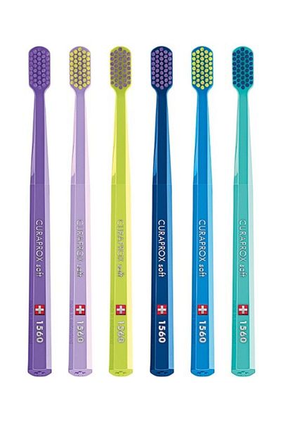 Curaprox 1560 Super Soft Toothbrush 3 Pieces