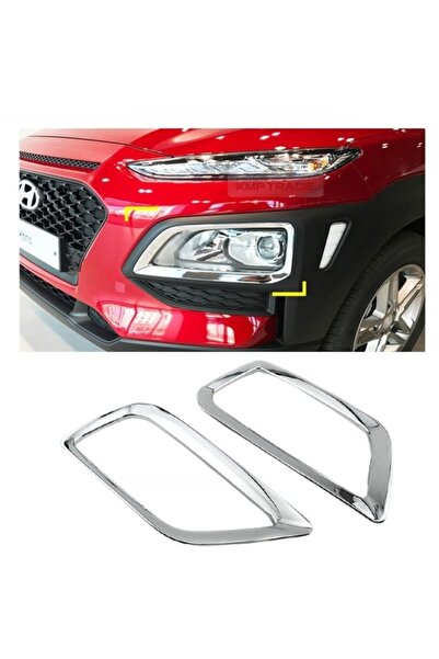 Point Hyundai Kona Sis Farı Çerçevesi 2018 Sonrası Abs Krom 2 Parça