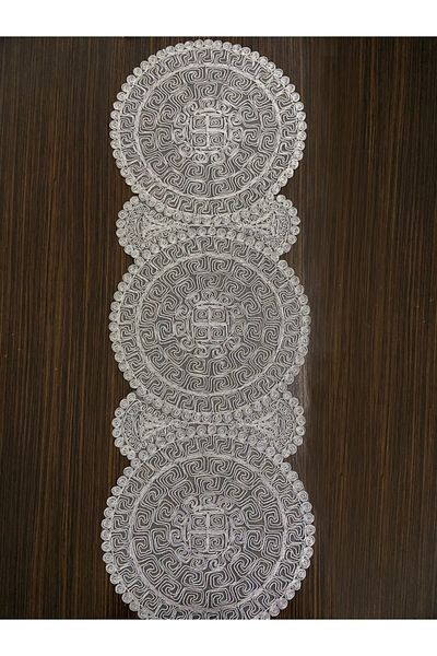 Çt Çeyizci Tekstil Versace Special Design Runner - Κρέμα (120x35cm)