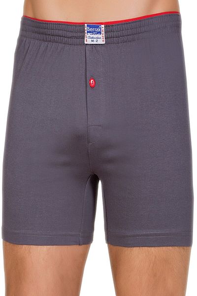 Muraty Ανδρικό Berrak Smoked 3 Pack Boxer με κουμπιά