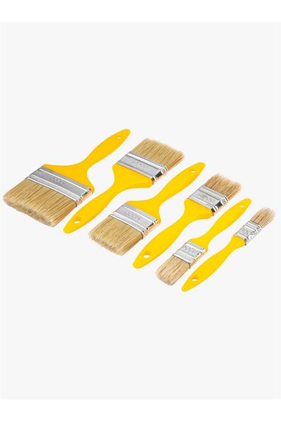 asemu Plastic Handle Cut Brush No:3 Paint Whitewash Brush