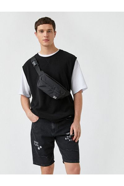 Koton Bedruckte Jeansshorts
