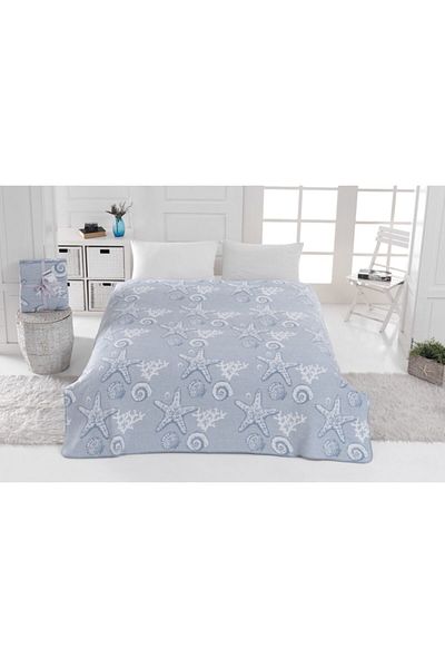 Dinarsu Double Cotton Double Sided Blanket 200X220 Sandy