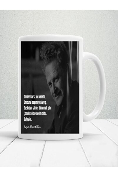 Nazım Hikmet Baskılı Kupa